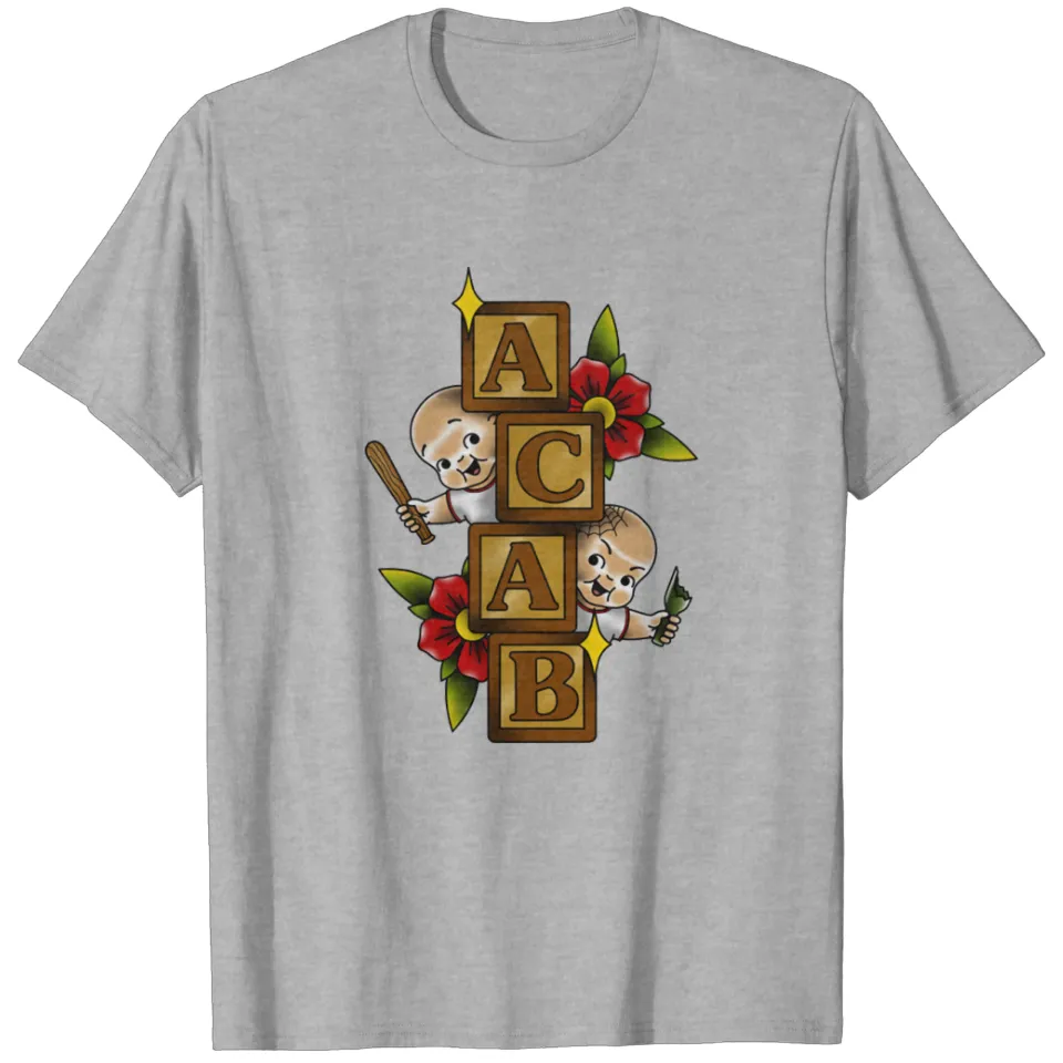 T-shirt pour hommes ACAB Old School Kewpie — T-shirts pour hommes