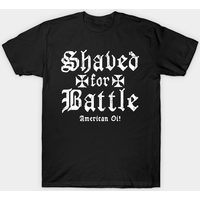 T-shirt Shaved For Battle Oi! Skinhead pour hommes