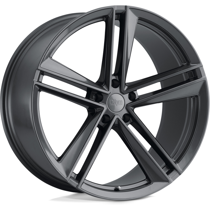 Ohm Lightning Gunmetal Wheels - 18x8.5 - 5x114.3 Bolt Pattern — Wheels & Rims