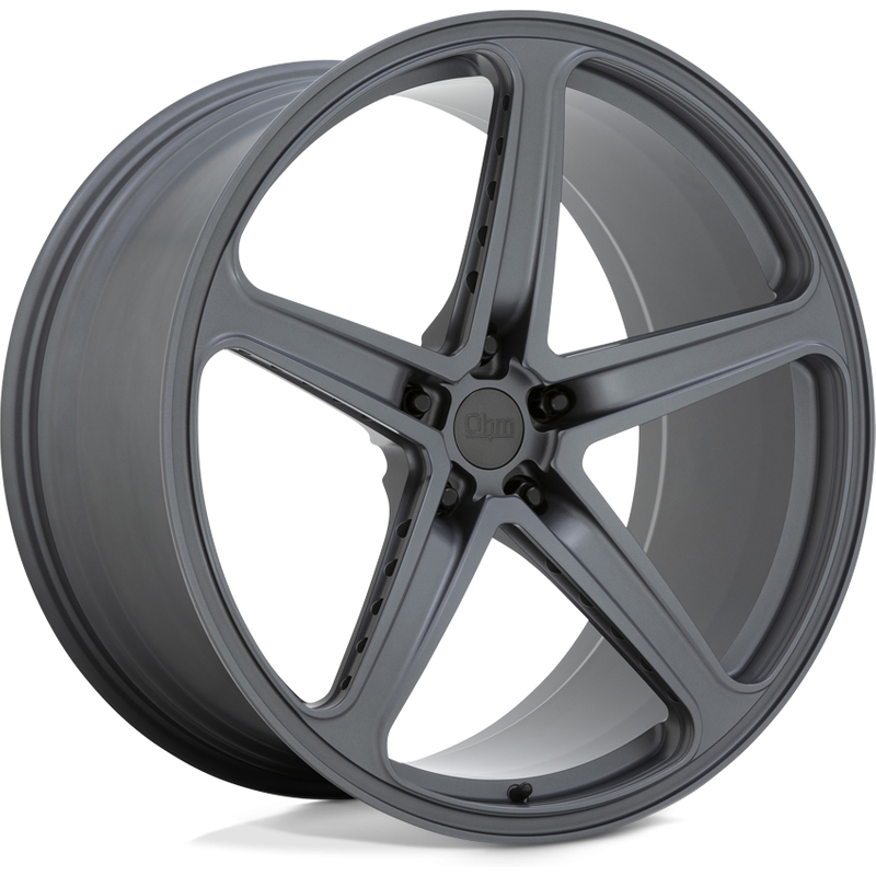 Ohm AMP Matte Gunmetal Wheels - 21x10.5 - 5x120 Bolt Pattern — Wheels & Rims