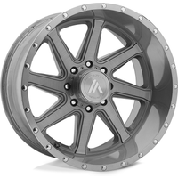 Roues Asanti Off Road AB814 Windmill Titanium Brossé - 20x10 — Roues et jantes
