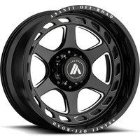 Roues Asanti Off Road AB816 Anvil Moulées Noires Brillantes 20x10 — Roues et jantes