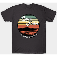 T-shirt Vintage Montagne de la Table Cape Town pour Hommes — T-shirts pour hommes