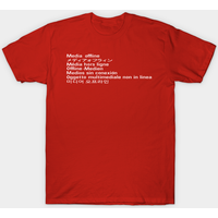 T-shirt pour hommes Media Offline en noir — T-shirts pour hommes
