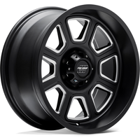 Roues Pro Comp PA64 Gunner Milled Noires - 17x9 - 5x127 -6 Offset