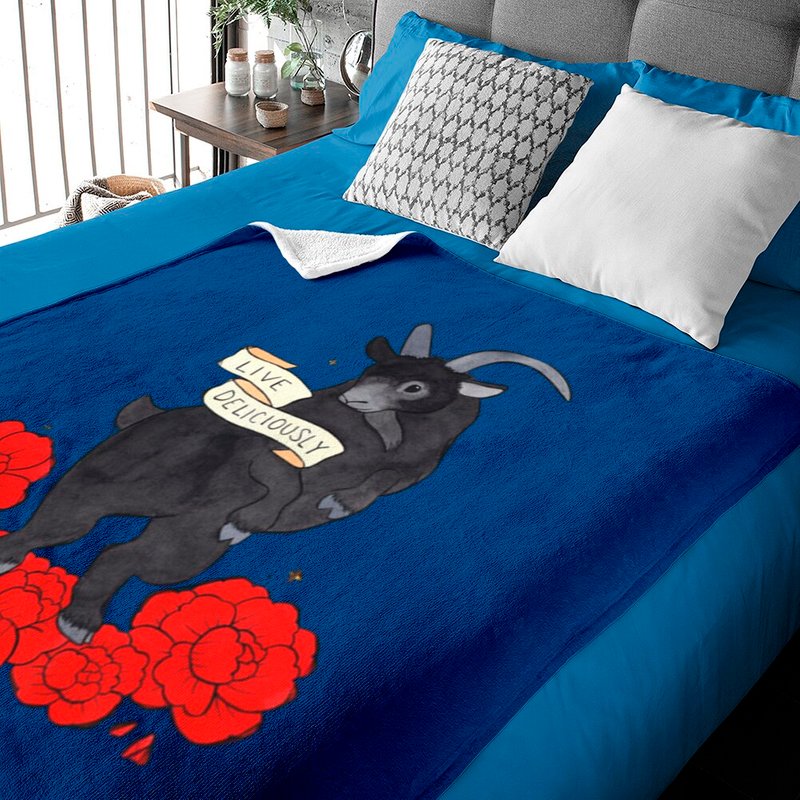 Couverture pour bébé Black Phillip Live Deliciously — Couvertures pour bébé