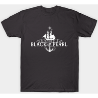 Pirate Series The Black Pearl White Graphic T-Shirt for Men