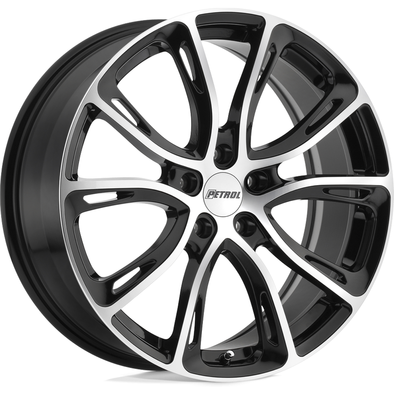 Petrol P5A Gloss Black Wheels - 17x7.5 - 5x100 Bolt Pattern — Wheels & Rims