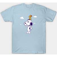 Snoopy Men's T-Shirt in Royal Blue