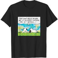 If You Expect Nothing You Get Nothing (Snoopy) - T-shirt pour hommes — T-shirts pour hommes