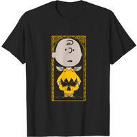 Skully Blockhead Charlie Brown Men's T-Shirt