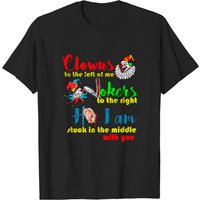 T-shirt Distressé Stuck In The Middle With You Reservoir Dogs — T-shirts pour hommes