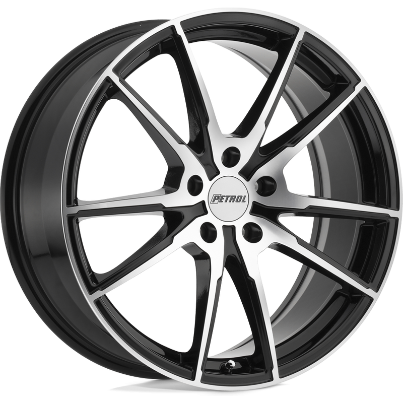 Petrol P0A Gloss Black Wheels - 17x8, 5x112 Bolt Pattern, 32 Offset — Wheels & Rims