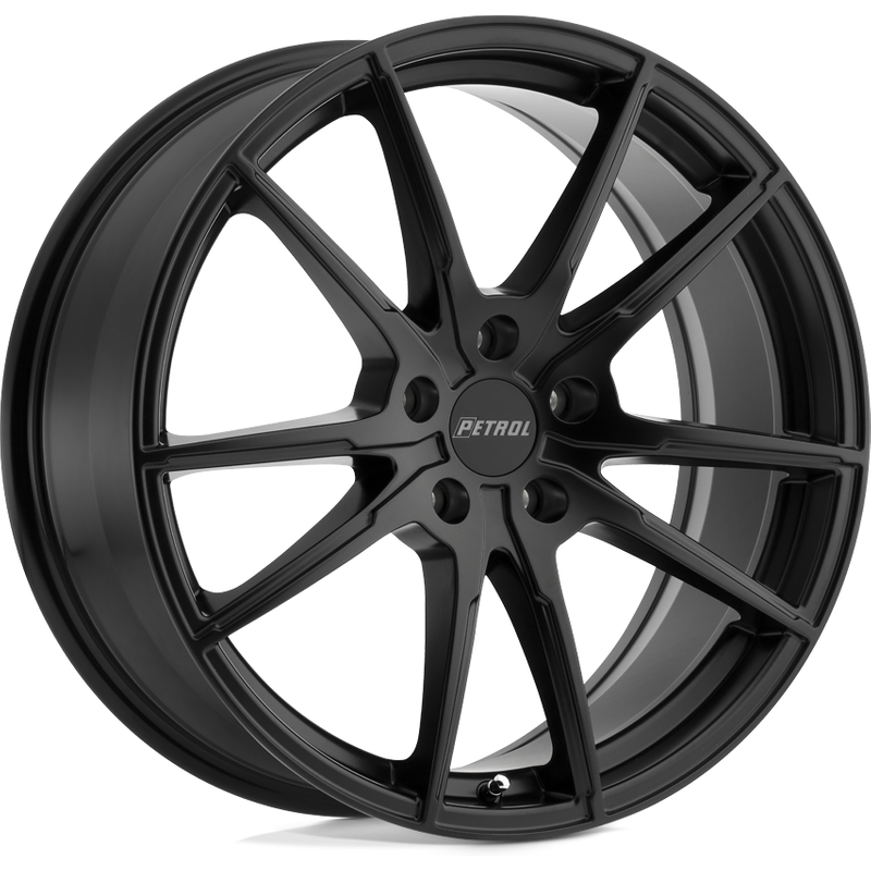 Petrol P0A Matte Black Wheels - 17x8 - 5x120 Bolt Pattern — Wheels & Rims