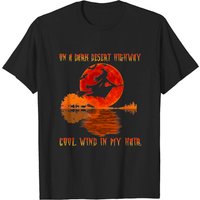 T-shirt Halloween Sorcière - Sur une route désertique sombre pour hommes — T-shirts pour hommes