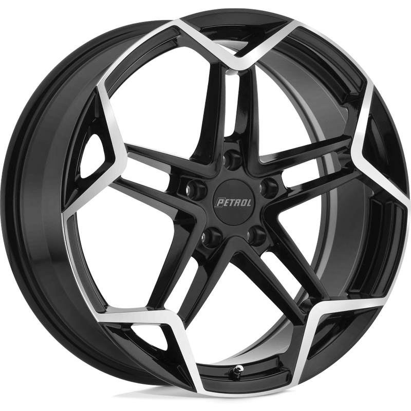 Petrol P1A Gloss Black Wheels - 17x8 - 5x112 Bolt Pattern - 32 Offset — Wheels & Rims