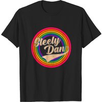T-shirt pour hommes Steely Dan en noir