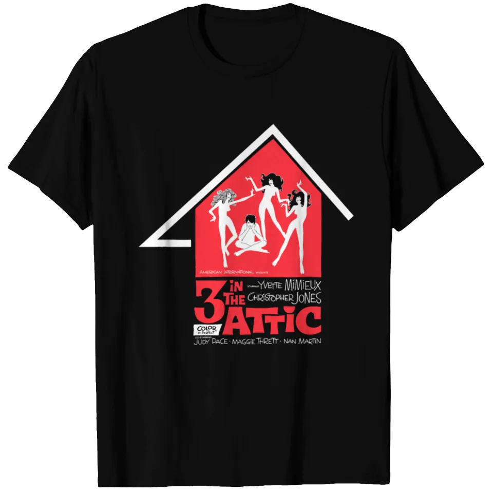 T-shirt pour hommes 3 In The Attic (1968) - Exploitation