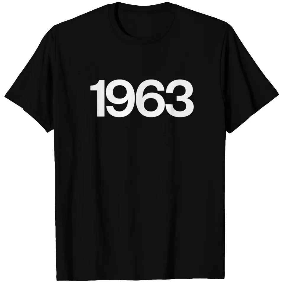 T-shirt lourd pour hommes 1963 en noir — T-shirts pour hommes