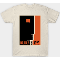 T-shirt Exposition Bauhaus Weimar 1923 Affiche Orange — T-shirts pour hommes
