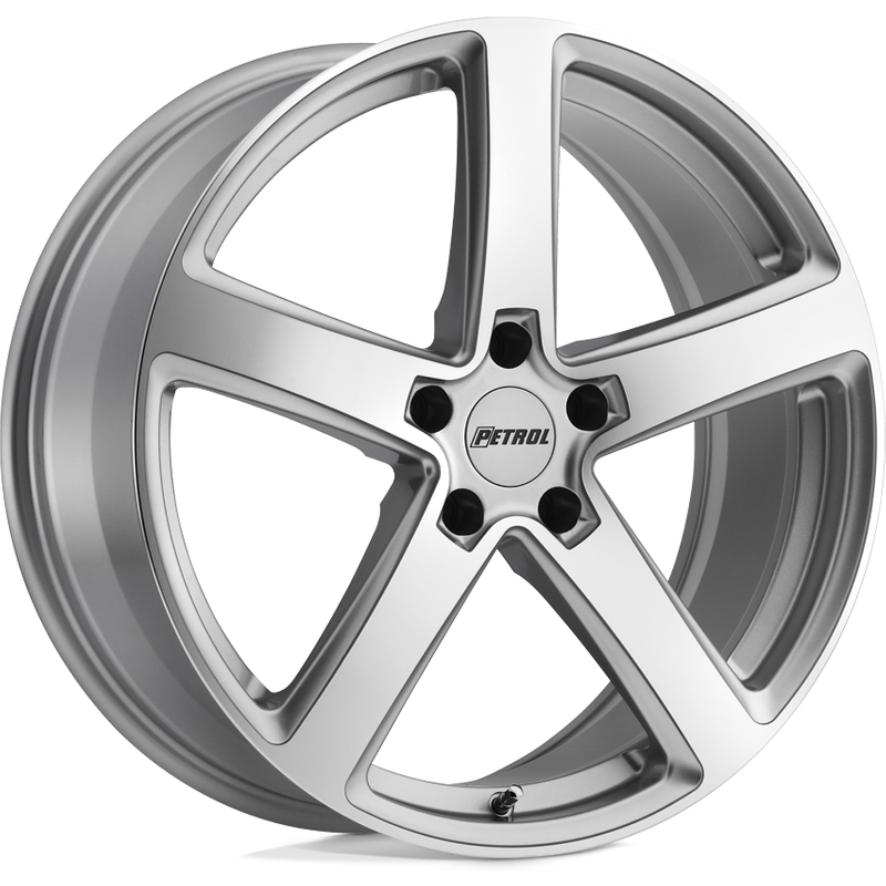 Petrol P2A Silver Machined Wheels - 17x8 - 5x100 Bolt Pattern — Wheels & Rims