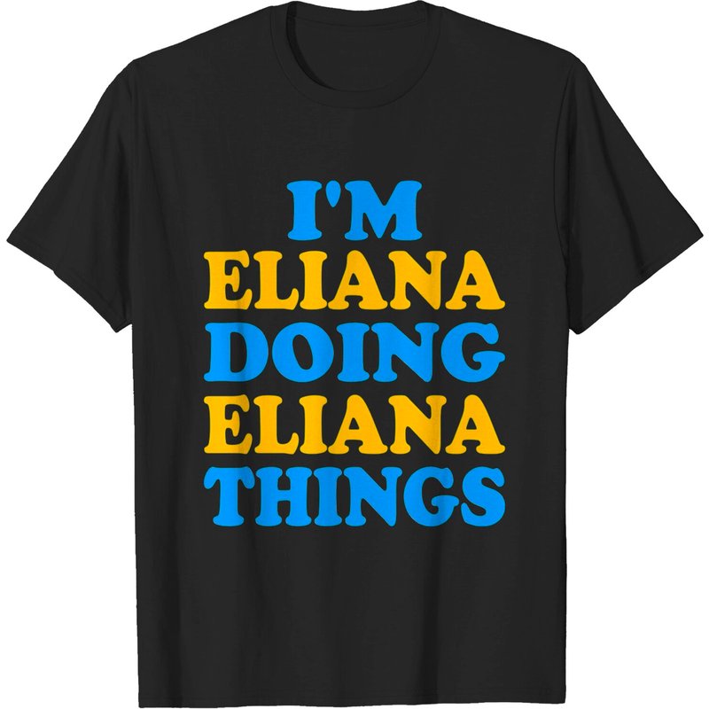Eliana Activities T-Shirt for Men in Black