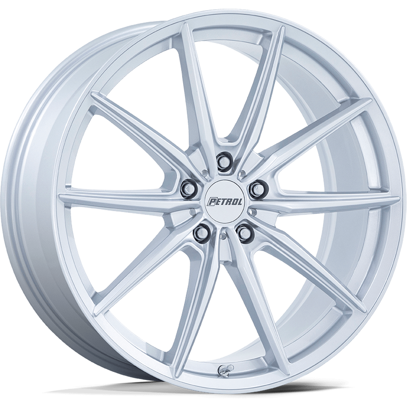 Petrol P4B Gloss Silver Wheels - 20x8.5 - 5x114.3 Bolt Pattern — Wheels & Rims