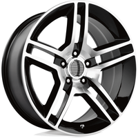 Performance Replicas PR101 Gloss Black Machined Wheels 18x10 5x114.3 — Wheels & Rims
