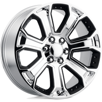 Roues Performance Replicas PR113 Chrome avec Noir 20x9 — Roues et jantes
