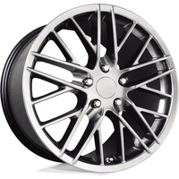 Performance Replicas PR121 Hyper Silver Dark 18x9.5 Rims 5x120.65 — Wheels & Rims