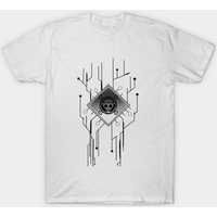 One Piece Connected Men's T-Shirt in Royal Blue