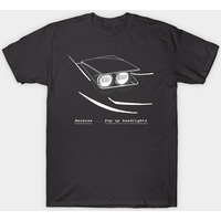 T-shirt pour hommes Pop Up Headlights en bleu royal — T-shirts pour hommes