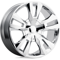 Performance Replicas PR188 Chrome Wheels - 22x9 - 6x139.7 Bolt Pattern — Wheels & Rims