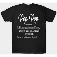 Pop Pop T-Shirt for Men in Slate