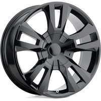 Performance Replicas PR188 Gloss Black 22x9 Wheels 6x139.7 Bolt Pattern — Wheels & Rims