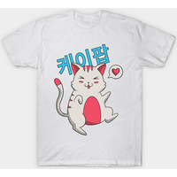 K-POP CAT Men's T-Shirt in Black