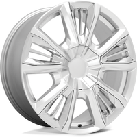 Performance Replicas PR212 Silver with Chrome - 22x9 Wheels