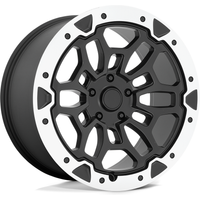 Roues Performance Replicas PR215 Noir Machiné - 22x10 - 6x139.7 — Roues et jantes