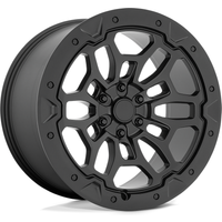 Performance Replicas PR215 Matte Black Wheels - 20x10 - 5x139.7 — Wheels & Rims