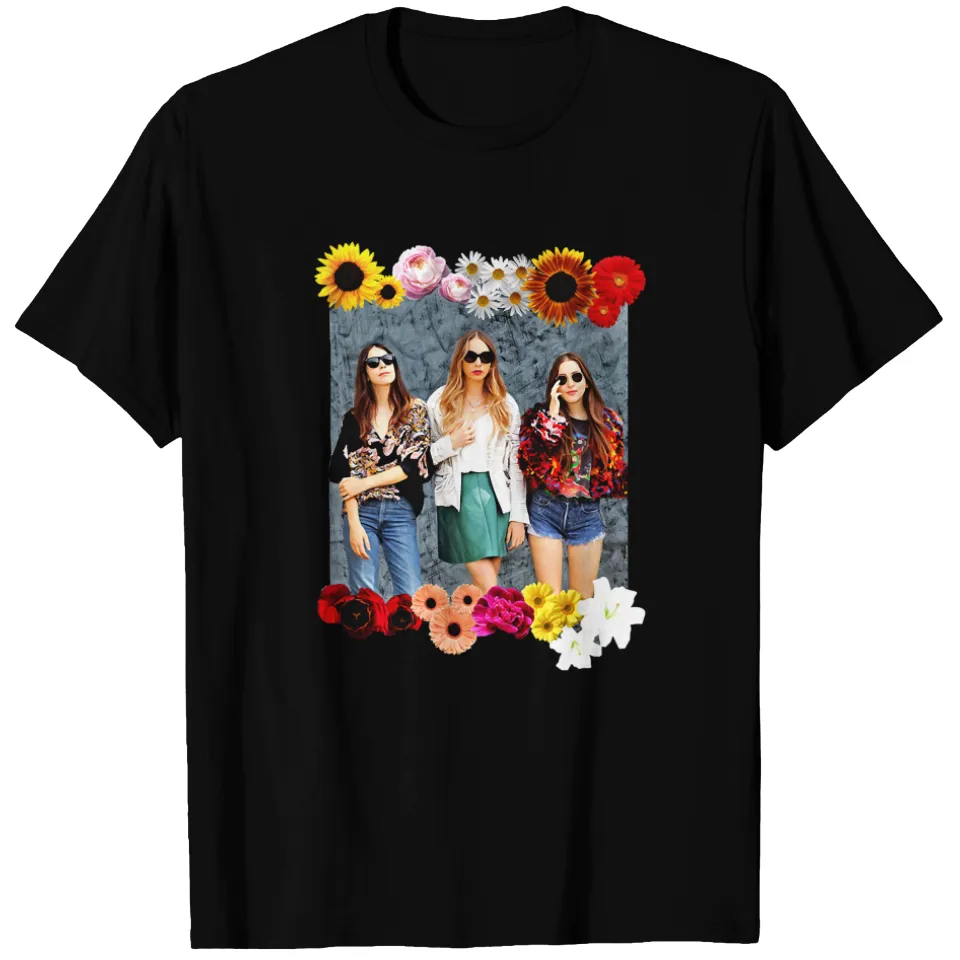 T-shirt graphique hommage à Haim pour hommes - Groupe pop rock américain — T-shirts pour hommes