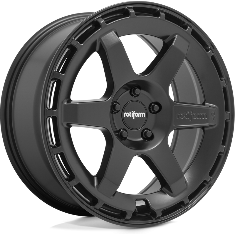 Rotiform R186 KB1 Matte Black 19x8.5 Wheels 5x120 Bolt Pattern — Wheels & Rims
