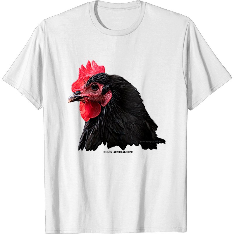Black Australorp Chicken Men's T-Shirt — Mens T Shirts