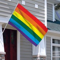 Drapeau de maison LGBT Arc-en-ciel - Drapeau de la fierté Progress — Drapeaux décoratifs