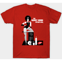 T-shirt Rouge Rocky Horror Picture Show pour Hommes — T-shirts pour hommes
