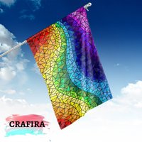 LGBT Rainbow Pride Flag - Double-Sided Garden and House Flags