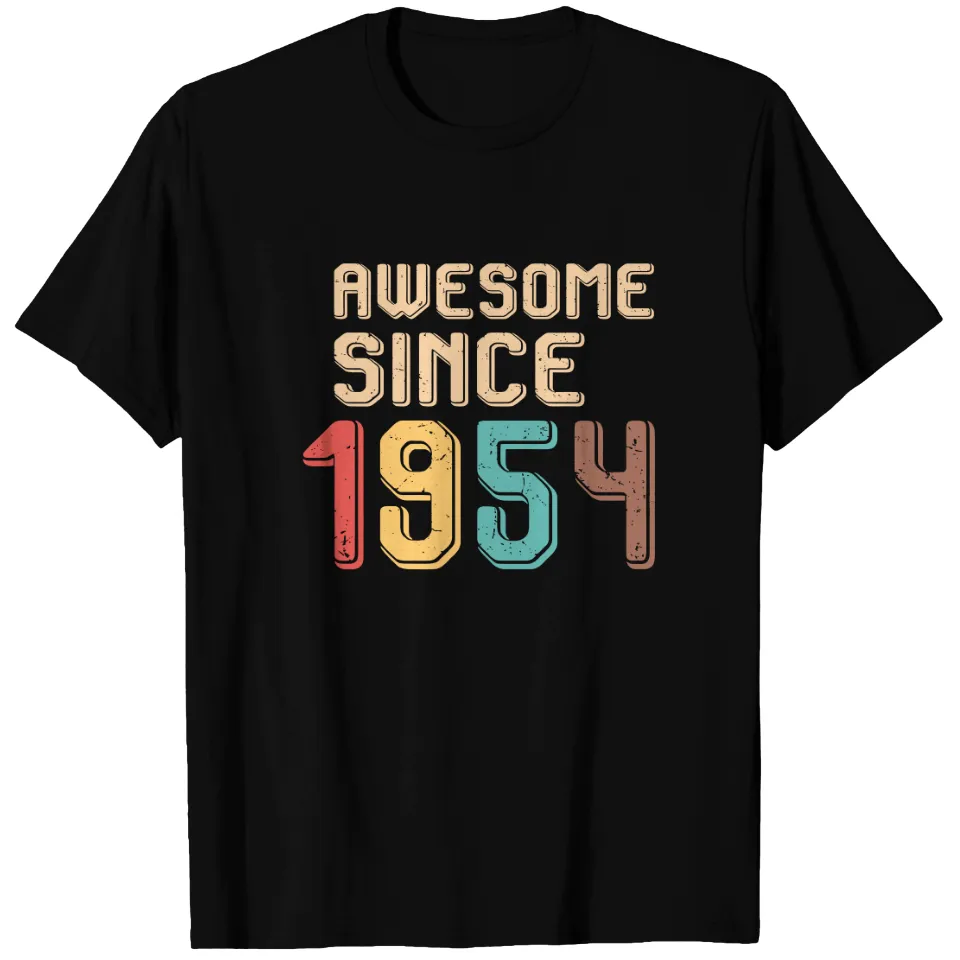 T-shirt pour hommes Awesome Since 1954