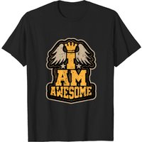 T-shirt pour hommes I Am Awesome en noir