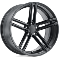 TSW Chapelle Matte Black Wheels - 17x8 - 5x120 Bolt Pattern — Wheels & Rims