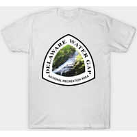 T-shirt avec marqueur de sentier de la zone récréative de Delaware Water Gap