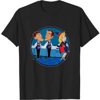 T-Shirt Bewitched Darrin pour hommes en noir — T-shirts pour hommes